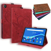 embossing butterfly flower cover funda for lenovo xiaoxin pad pro 11 5 stand pu leather for tab p11 p11 pro tb j606f tb j706f