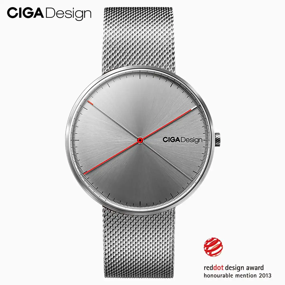 Color 4 CIGA дизайн CIGA кварцевые часы модные простые кварцевые сталь/кожаный ремень Red Dot дизайн награда часы мужские часы X серия - Цвет: Color 4