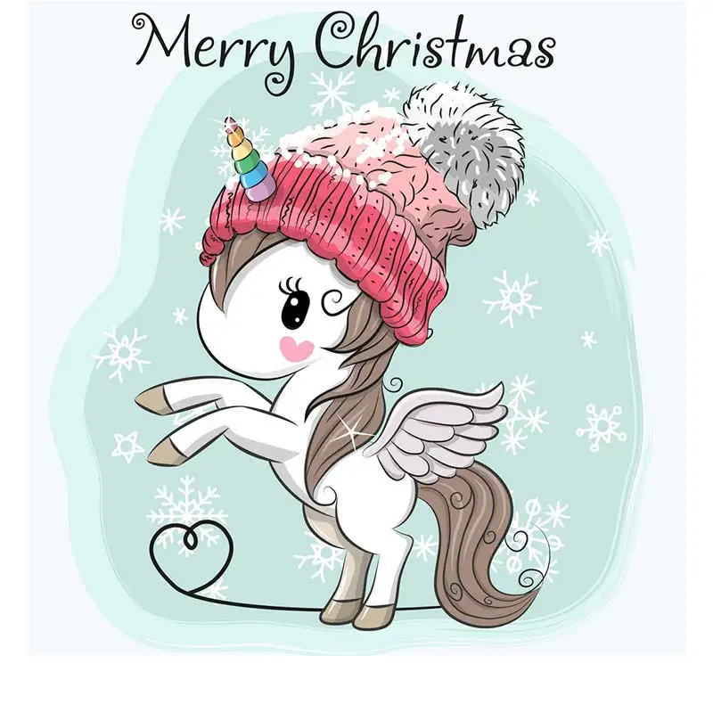 Веселые рождественские штампы милый мультяшный конь металлические Вырубные