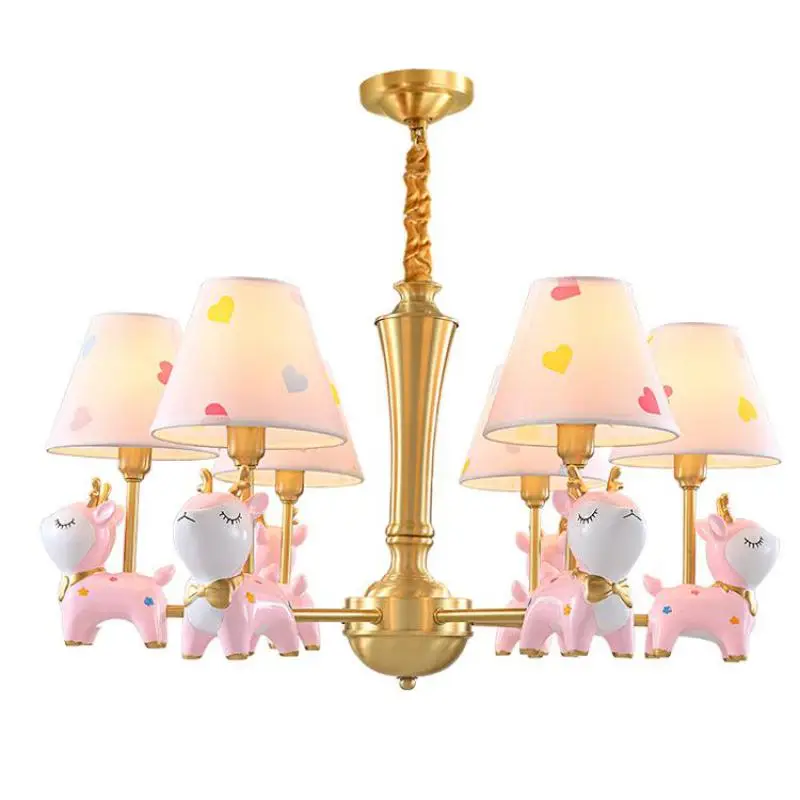 Светильник в виде оленя для домашнего декора современная люстра светильник из