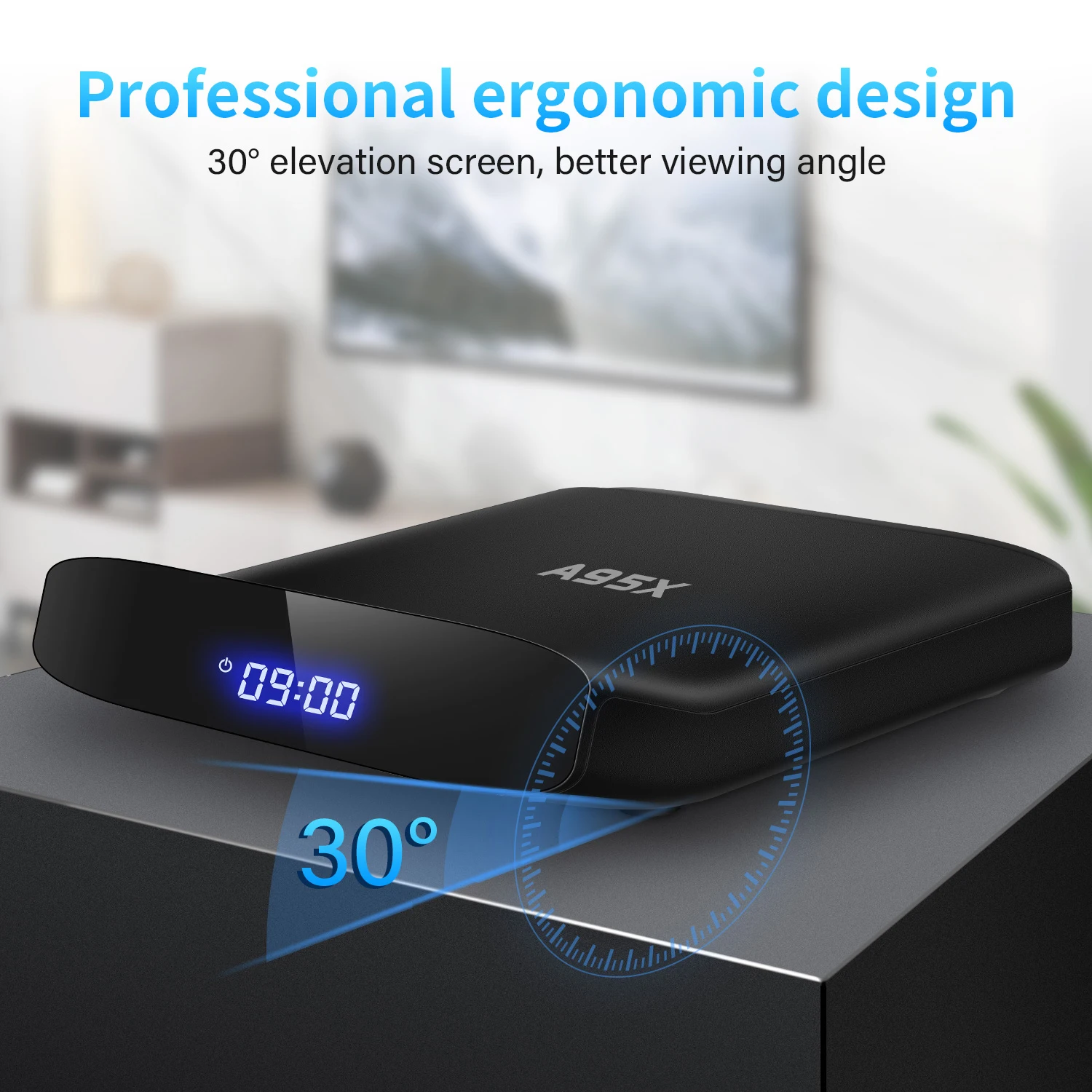 Приставка Смарт-ТВ A95X W2 Android 11 Amlogic S905W2 4 + 64 ГБ 2 ГГц Wi-Fi |