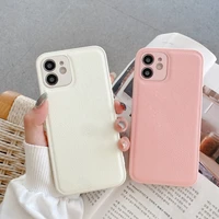 luxury retro leather astronaut case for iphone 11 12 13 pro max xr x xs max 7 8 plus se 2020 cartoon pure color shockproof cover