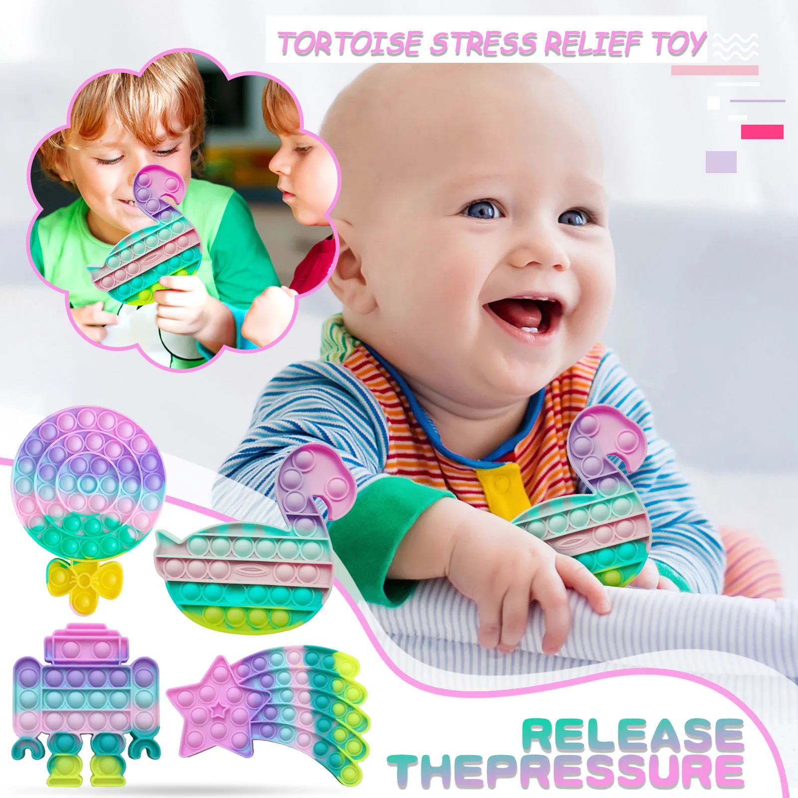 

Push Bubble Sensory Simpl Dimmer Antistress Fidget Toys Anti Stress Relief Silicone Pressure Relieving Toys To Relieve Stress
