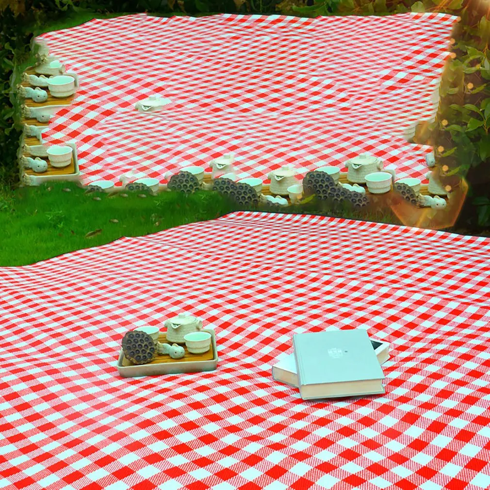 

Lattice Pattern Compact Foldable Outdoor Camping Mat Picnic Mat Beach Blanket Climb Blanket Tourist Mat With Handle