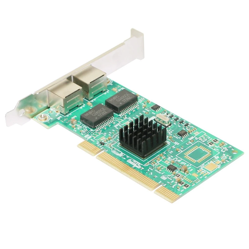 

PCI Network Card Dual-Port Gigabit Network Card I82546 Chip Desktop Server Support Wake Up LAN