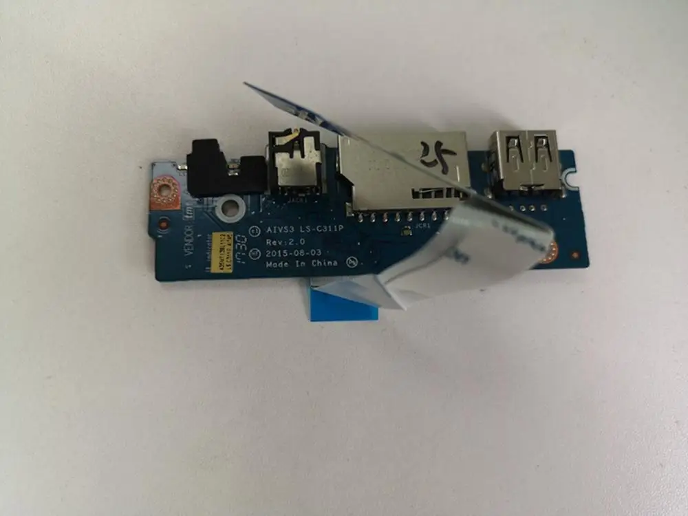 Новый ноутбук аудио USB порт кардридер w/кабель для Lenovo U31 70 13 3 &quotLS C311P|Компьютерные