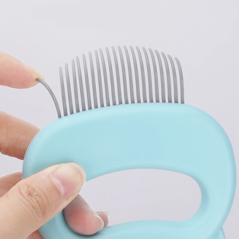 

Dog Cat Combs Hair Remover Brush Pet Grooming Tools Dog Massage Comb Brush Remove Loose Hairs Pet Cat Supplies