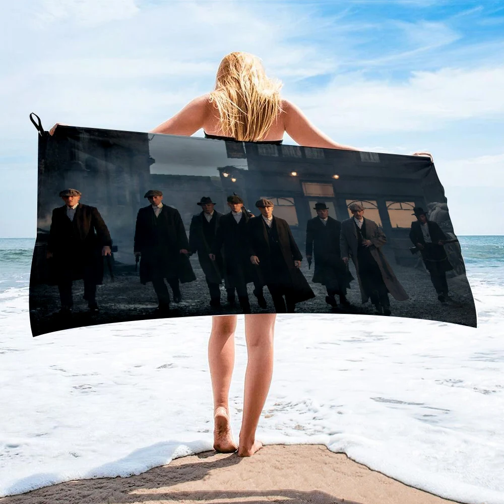 Банное полотенце из микрофибры Peaky Blinders пляжное Женская длинная шелковая юбка с