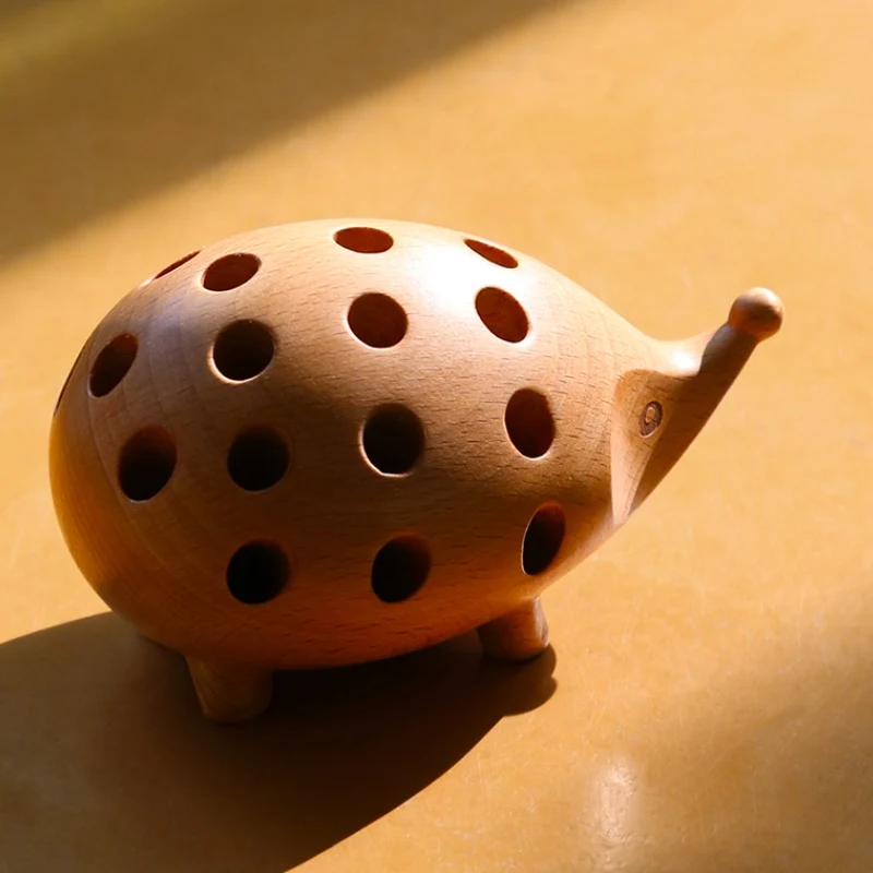 Деревянная подставка для карандашей с 24 отверстиями многофункциональный