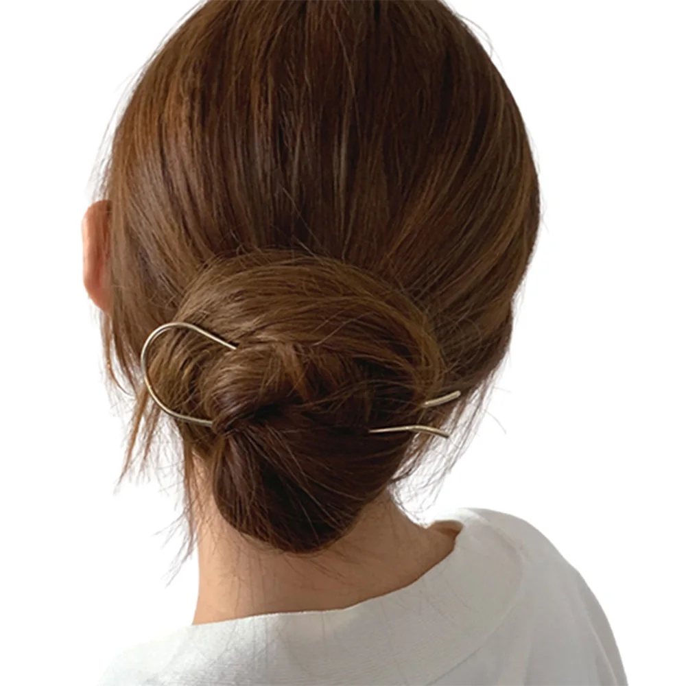 

Simple U Shape Hair Clips Pins For Women Girls Bride Hair Styling Accessories Fashion Hairpins Metal Hairpins Clips