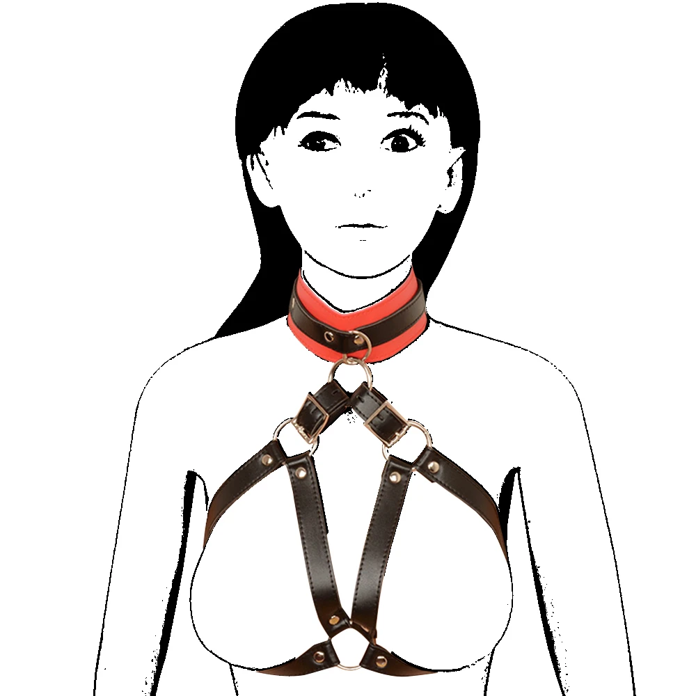 Женское готическое ожерелье в стиле Харадзюку аксессуары портупея для груди