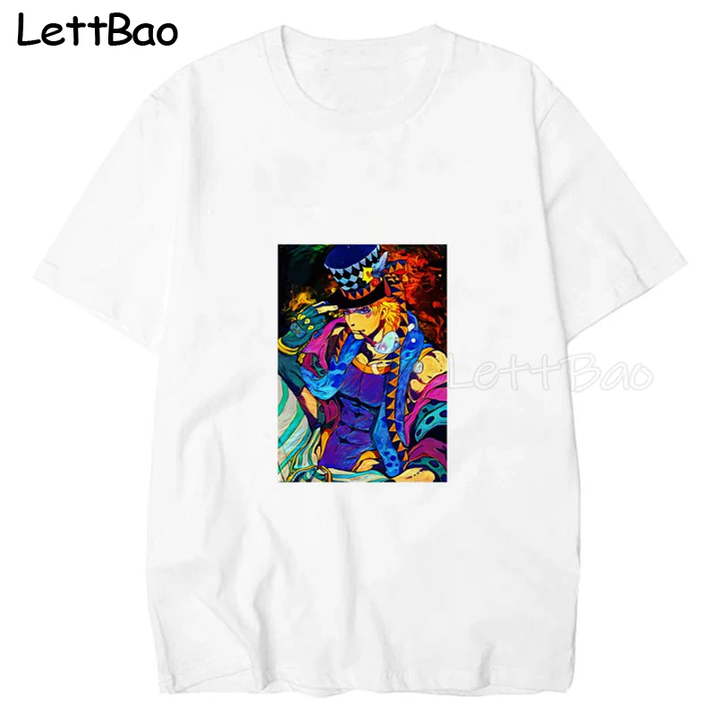 

Красочная винтажная Мужская футболка Zepelli Футболка "Манга" Harajuku, уличная одежда, хлопковые рубашки, Мужская футболка в японском стиле аниме, ...