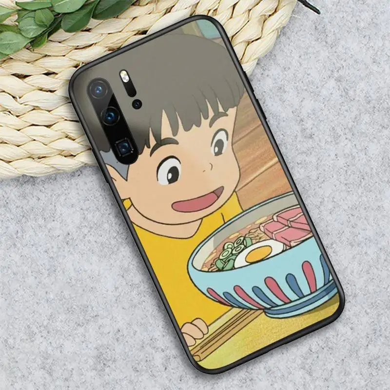 

Ponyo on the Cliff japanese anime Phone Case For Huawei honor Mate P 10 20 30 40 i 9 8 pro x Lite smart 2019 nova 5t