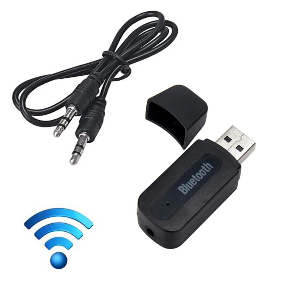 Wireless Bluetooth Adapter AMP USB Dongle for iPhone Android Mobile Phone Computer PC Car Speaker 3.5mm Music Stereo Receiver belcat btc 5 wireless bluetooth receiver digital transmission system for phone and computer with 5m connector line