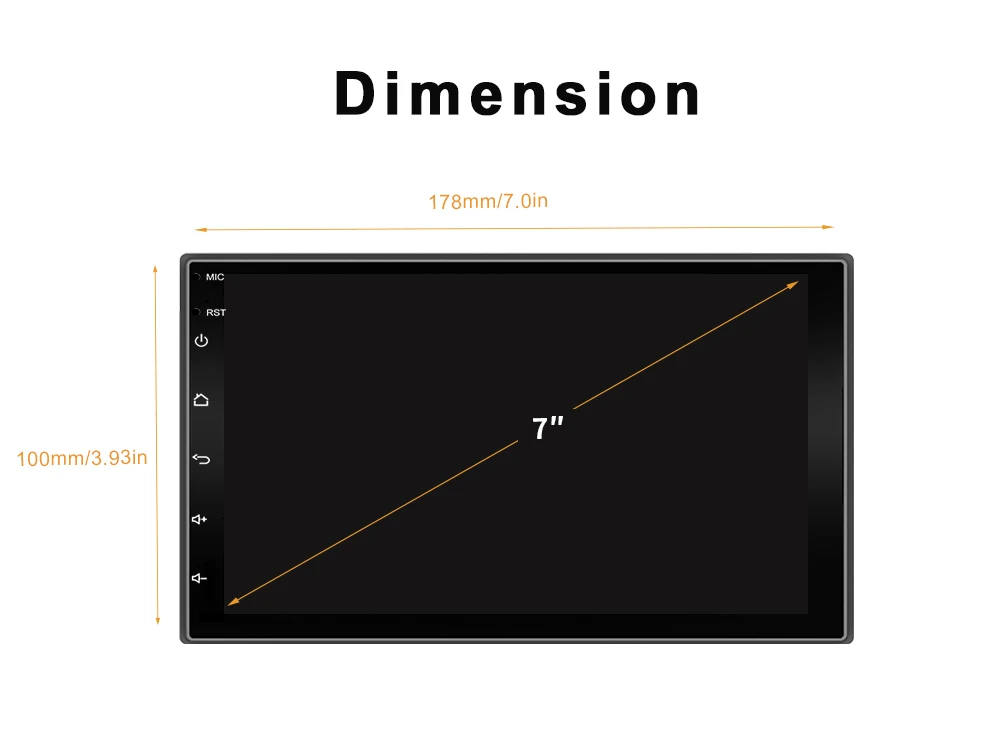 Автомобильный мультимедийный плеер Bosion на Android 10 0 с 7 &quotэкраном GPS Wi-Fi Bluetooth FM USB