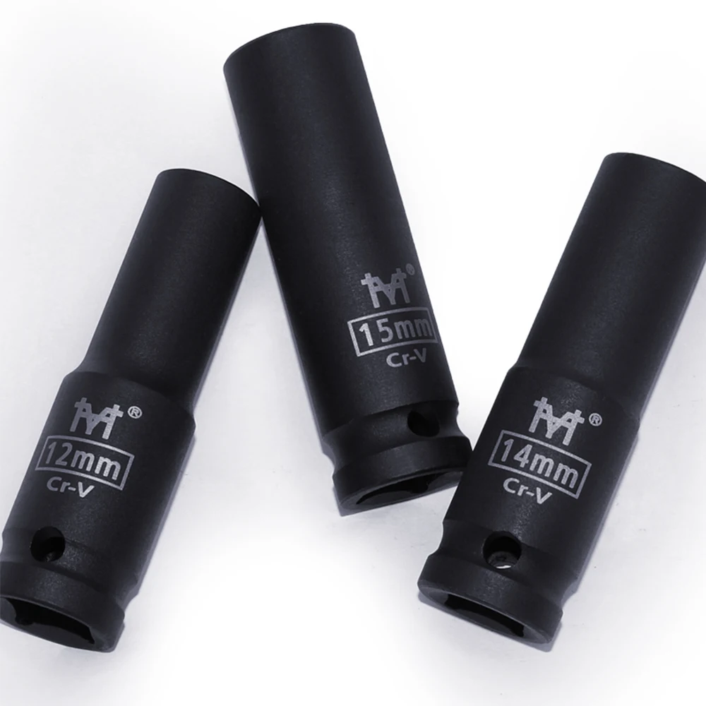 

1/2"DR.Impact Deep Socket 6 Point Axle Nut Socket CR-V 10mm 11mm 12mm 13mm 14mm 15mm 16mm 17mm 18mm 19mm 21mm to 34mm