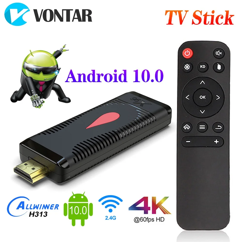 

2020 X96 S400 TV Stick 2GB 16GB Android 10 Allwinner H313 Quad Core 4K 2.4G Wifi Google Player Youtube X96 TV Box Dongle PK X96S