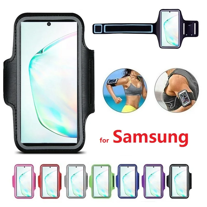 

Gym Bracelet Sports Running Arm band Case for Samsung Galaxy S20 Ultra S10 S9 S8 Plus S6 S7 Edge Note 10 Plus Lite 9 8 Case Belt