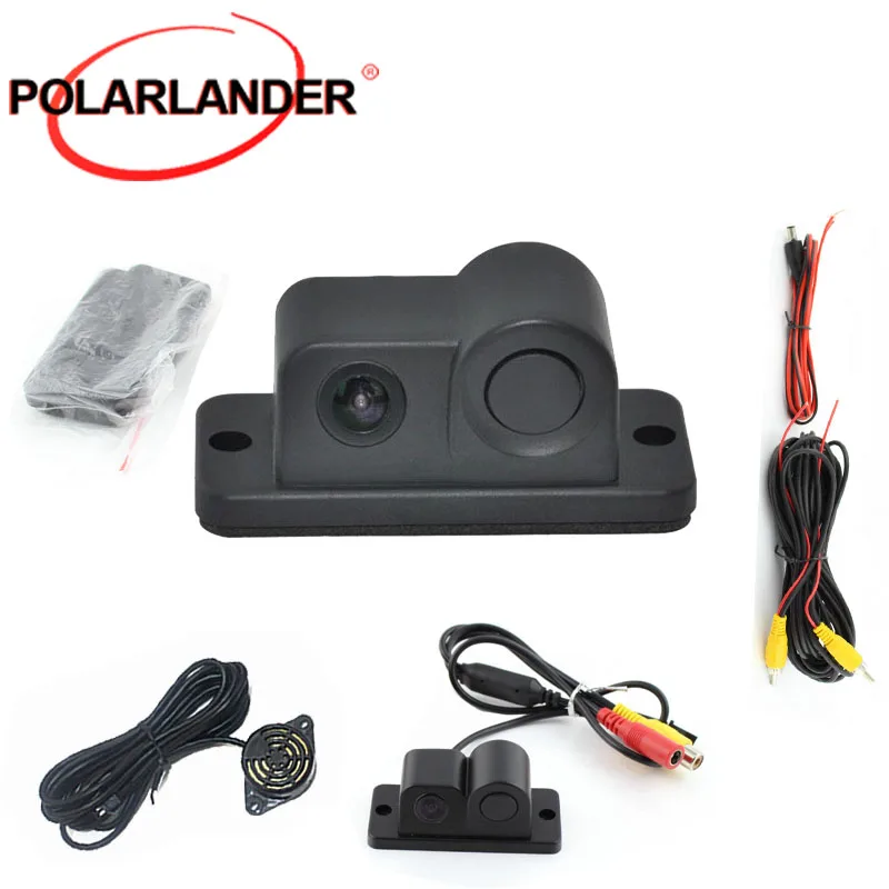 

Rear View Reversing parking Camera 2 in 1 Auto Car Parking Sensors Radar Waterproof DC 12V