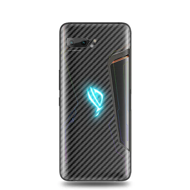 Для Asus Rog Phone II 2 ZS660KL углеродное волокно задняя наклейка с защитой экрана пленка полное покрытие для Asus Rog Phone2