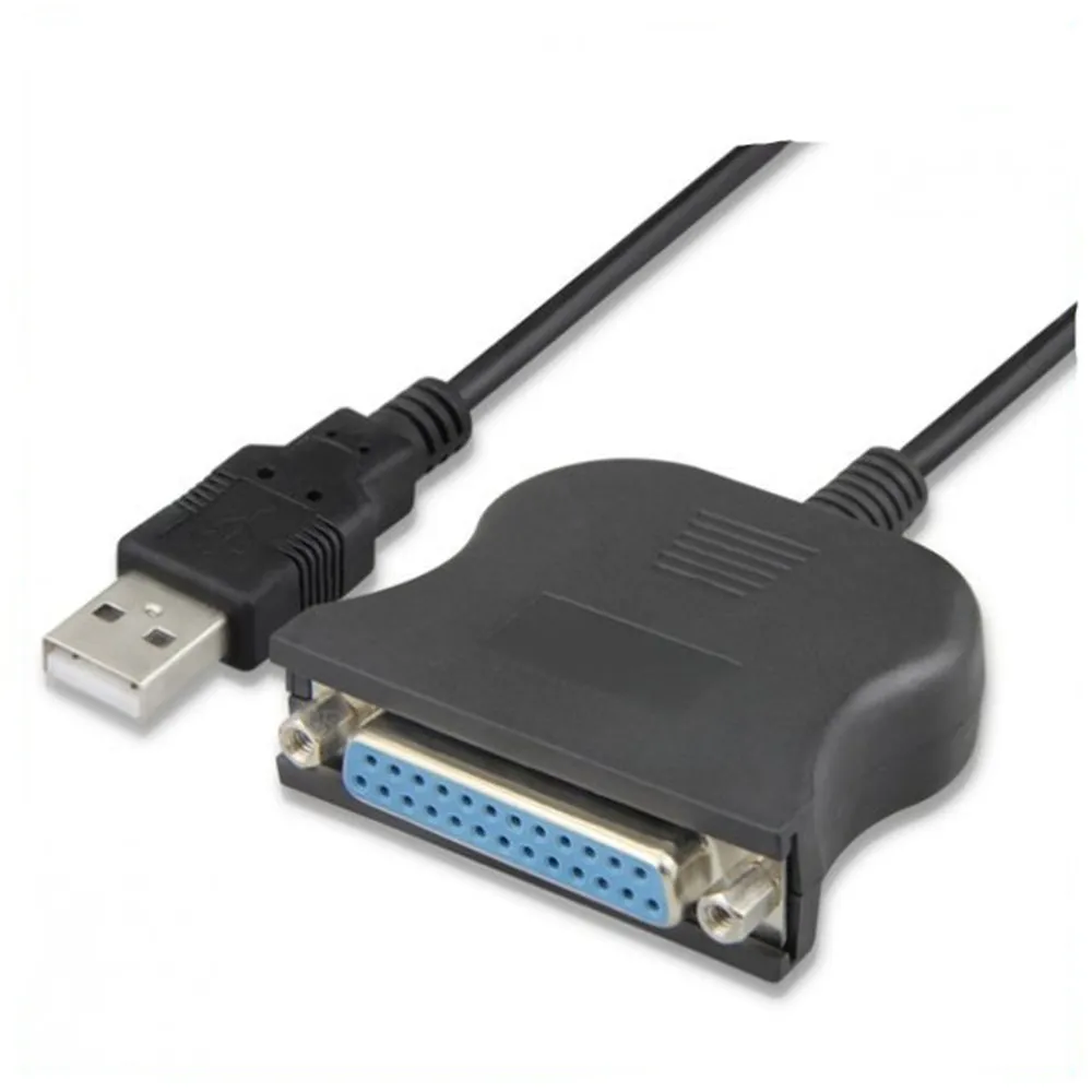 USB 2 0 к DB25 женский порт печати конвертер Кабель LPT адаптер кабель черный |