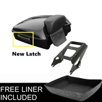 motorcycle chopped trunk backrest rack for harley tour pak touring road glide electra glide road king 2009 2013 2012 2011 2010