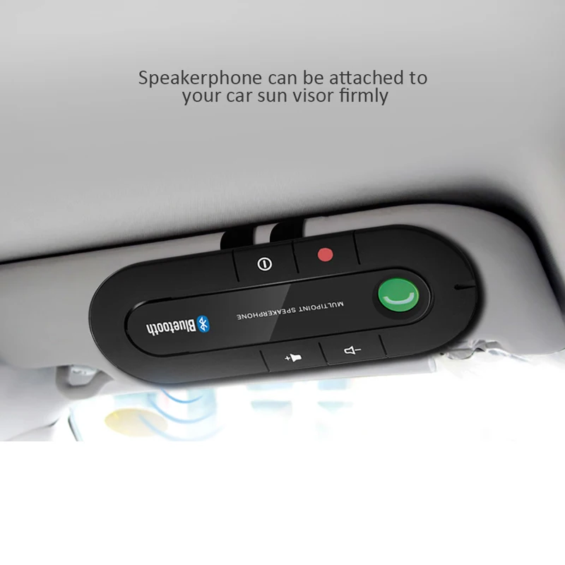 Bluetooth Handsfree Car Kit Беспроводной динамик телефон MP3 музыкальный плеер Солнцезащитный