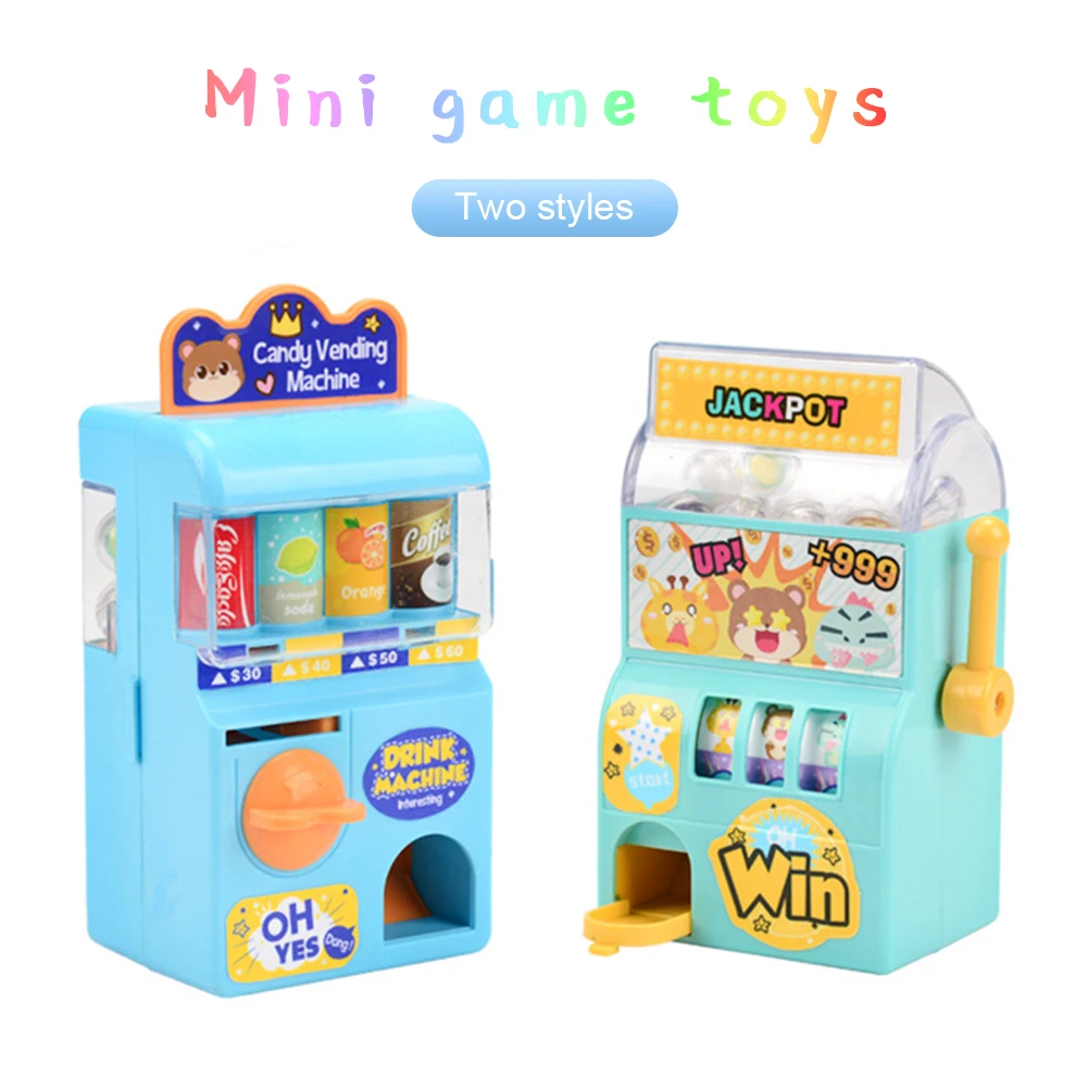 Детская миниатюрная лотерея машина для скручивания напитков головоломка