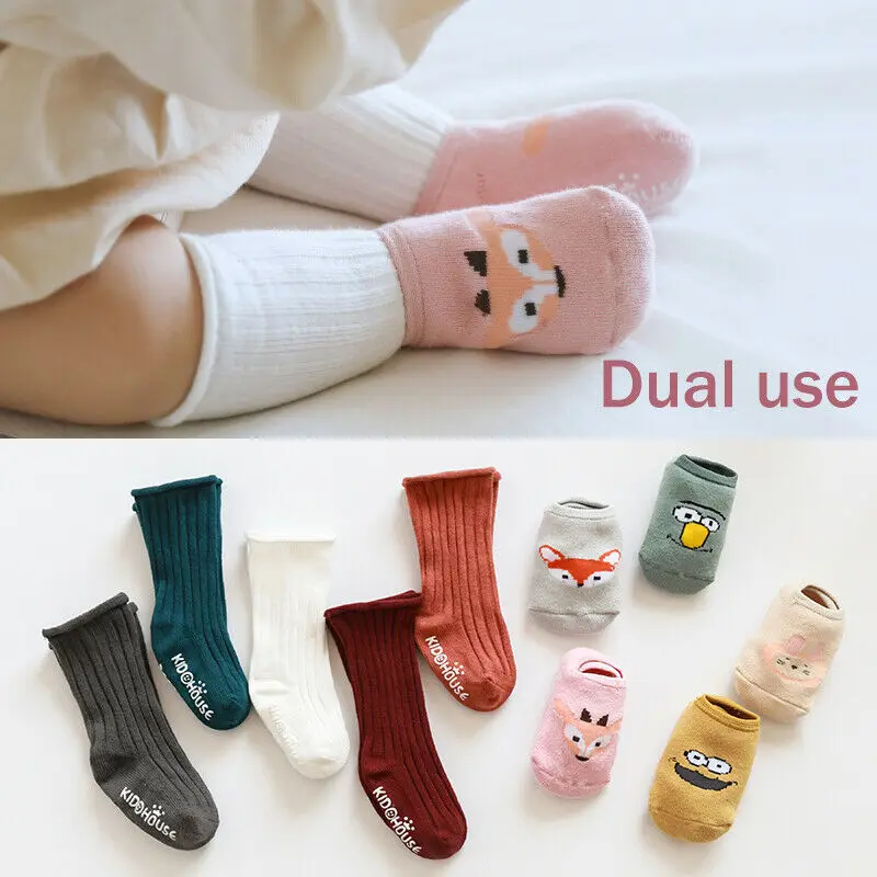 Winter Baby girl 3D cartoon Stockings Leg Warm cute animal Detachable non-slip stockings-Buy 1 get | Детская одежда и обувь