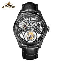 aesop brand fashion original tourbillon watch men luxury mechanical wristwatch waterproof sapphire clock 2022 relogio masculino