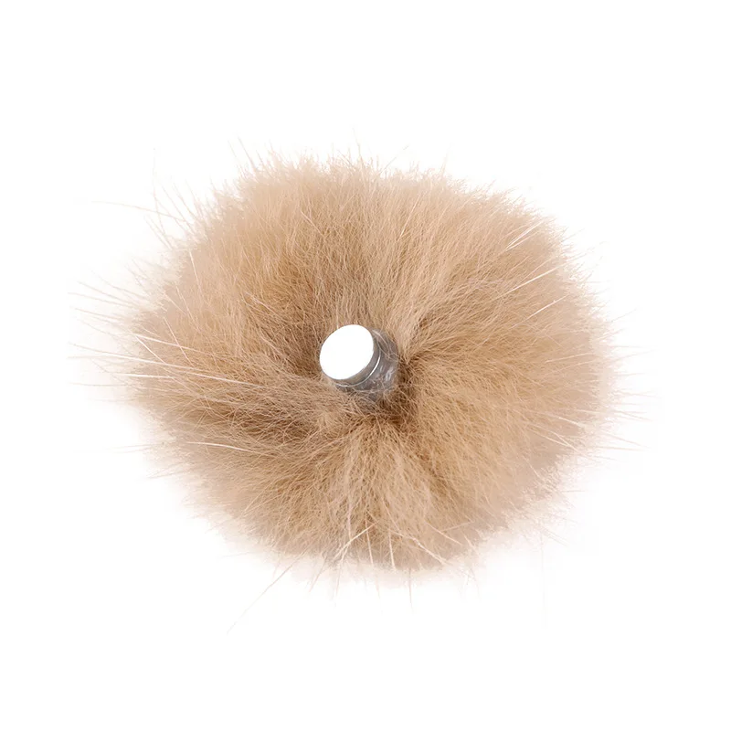 

2021 New nail hairball ornament magnet detachable hairball cute versatile girl's heart nail ornament nail supplies