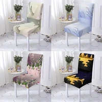 plant style dining chairs cover room chairs covers for dining chair natural scenery sun printing covers for armchairs stuhlbezug