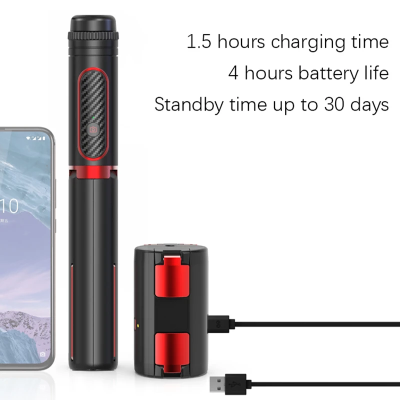 ab302 mobile phone gimbal stabilizer selfie stick tripod estabilizador celular tik tok vlogging sticks for huawei xiaomi free global shipping