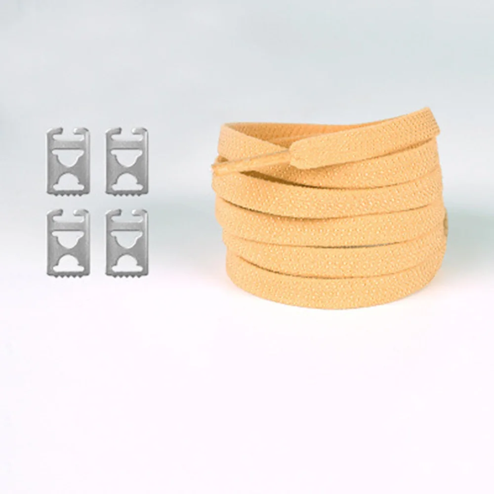 

1 Pair Elastic Shoe Laces Shoelaces Outdoor Sneakers Quick Safety Leisure Shoe lace for Kids And Adult Unisex Lazy Shoeslaces