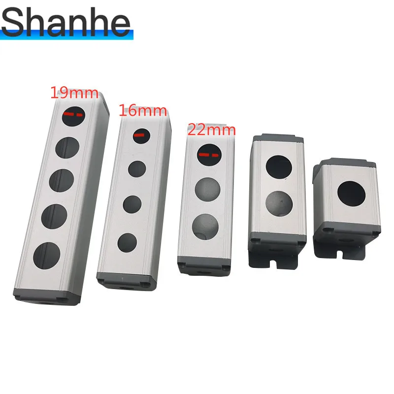 Водонепроницаемый кнопочный переключатель из алюминиевого сплава коробка с