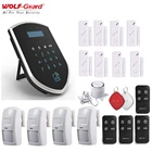 Система сигнализации Wolf-Guard, беспроводная, 3G, GSM, 2,4 ГГц, Wi-Fi, датчик движения