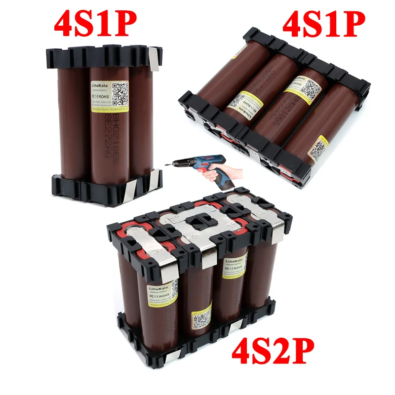 Liitokala 18650 HG2 4S1P 14 4/14 8 v 3000mAh 4S2P 6000mAh 20 amps 15V 16 V для отвертки | Электроника