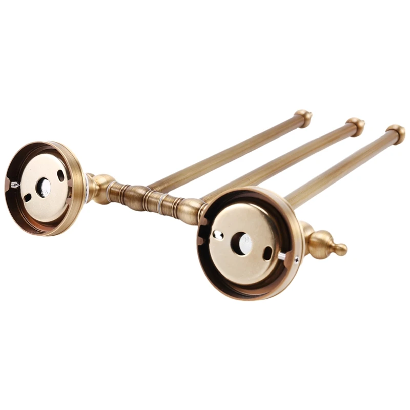 

Antique Brass Bathroom Accessories,Bathroom Rotation Towel Bars Towel Holder Wall Mounted 3 Tier Adjustable Towel Bar