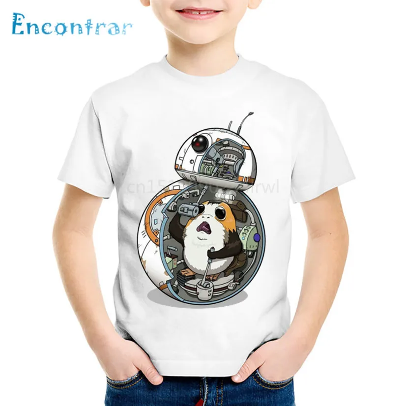 Детские смешные футболки с принтом звезд войны карманами детские летние
