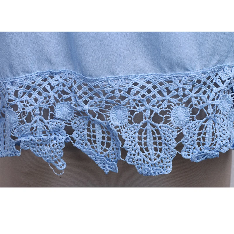 Женская однотонная кружевная блузка с открытыми плечами повседневные блузки