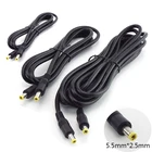0,5 м1,5 м3 м 12 в 10 А Блок питания постоянного тока разветвитель штекер-Штекер 5,5 мм * 2,5 мм штекер разъем адаптер Удлинительный кабель