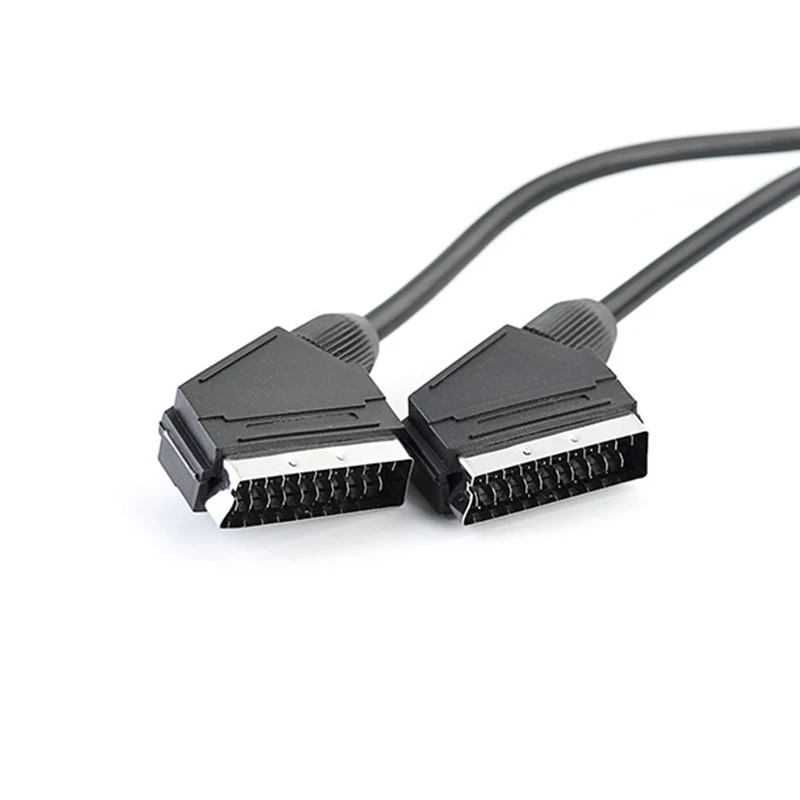 Европейский Стандартный Scart линия 21 Pin типа папа к женскому удлинитель аудио