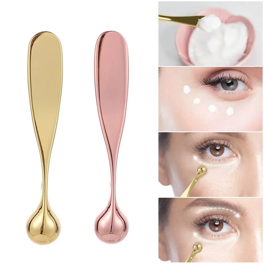 

Anti Wrinkle Eye Cream Applicator Mixing Spatulas Preminum Metal Face Mask Spoon Sticks Eye Cream Massage Sticks Beauty Scoop