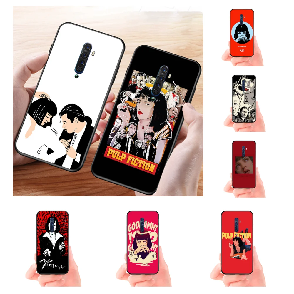 

NBDRUICAI Pulp Fiction Phone Case for OPPO Reno2 Z R15 pro R17 R11 R15 R9S Plus R9