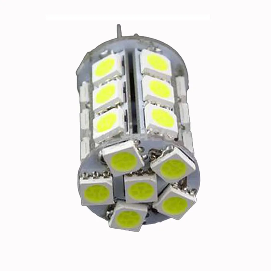 10 шт./лот 12 В 3 Вт 4 6 G4 5050 SMD Светодиодная галогенная лампа сменная 9/13/24 светодиодов