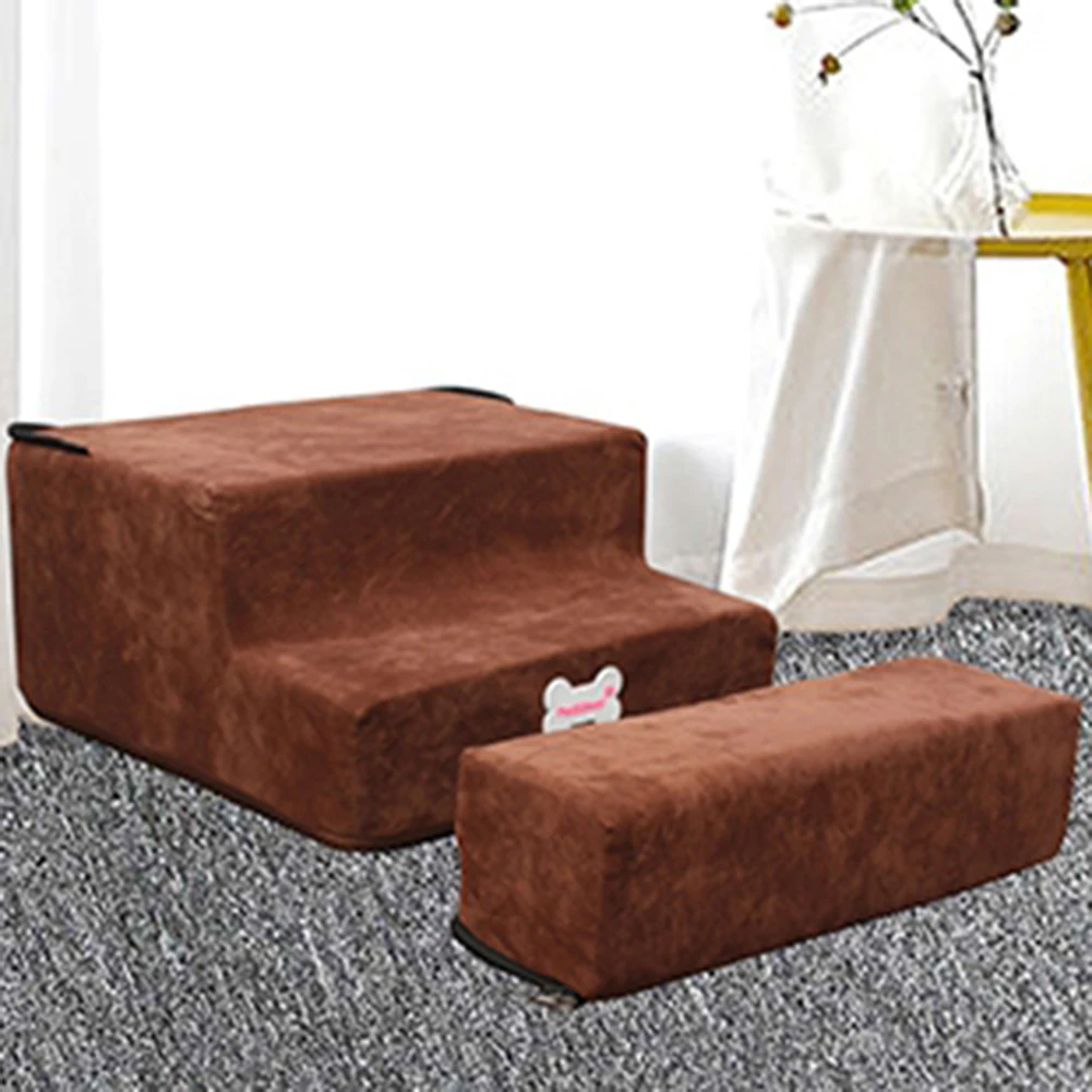 Мелких животных кошки собаки 3 лестница ступеньки ПЭТ Обувь с дышащей сеткой