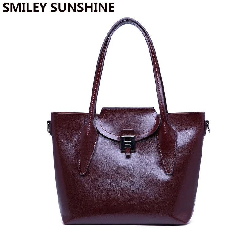 SMILEY SUNSHINE женская сумка из натуральной кожи Saffiano женские сумки роскошные ручные
