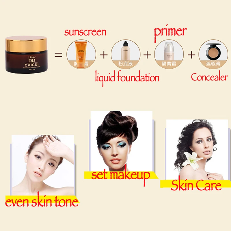 

Face Skin Care Cosmetic Liquid Foundation Beauty Moisturizing Concealer Nutritious DD Cream Hot