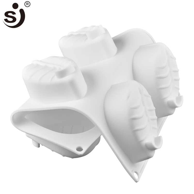 6 полостей силиконовая форма лист формы для мыла DIY ручной работы | Дом и сад