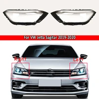 car headlight lens replacement auto shell for vw jetta sagitar 2019 2020 headlamp cover lampshade lampcover light covers gass